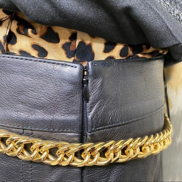 Ralph Lauren Black Lambskin Sailor Mini Skirt - Picture 13 of 16